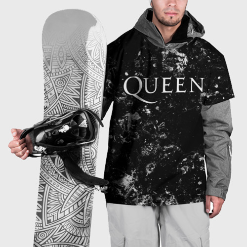 Накидка на куртку 3D Queen black ice, цвет 3D печать