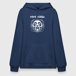 Худи SuperOversize хлопок Papa Roach rock panda