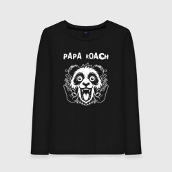 Женский лонгслив хлопок Papa Roach rock panda