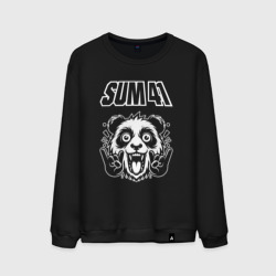 Мужской свитшот хлопок Sum41 rock panda