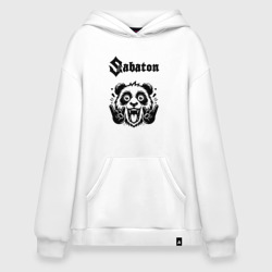 Худи SuperOversize хлопок Sabaton - rock panda