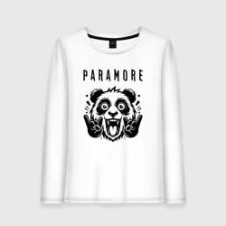 Женский лонгслив хлопок Paramore - rock panda