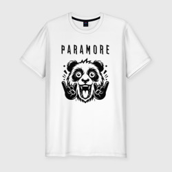 Мужская футболка хлопок Slim Paramore - rock panda