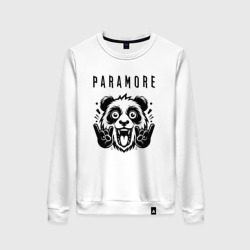 Женский свитшот хлопок Paramore - rock panda