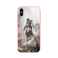 Assassin's creed town – Чехол для iPhone X матовый с принтом купить