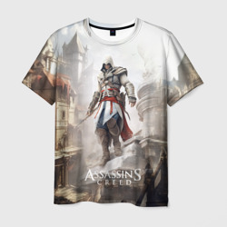 Мужская футболка 3D Assassin's creed town