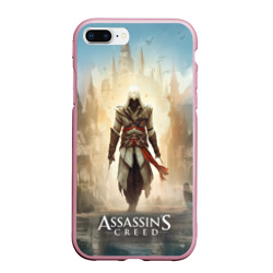 Assassin's creed на фоне дворца – Чехол для iPhone 7Plus/8 Plus матовый с принтом купить