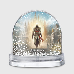 Assassin's creed на фоне дворца – Игрушка Снежный шар с принтом купить со скидкой в -20%
