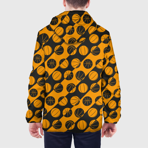 Мужская куртка 3D Баскетбольный дизайн, цвет 3D печать - фото 5