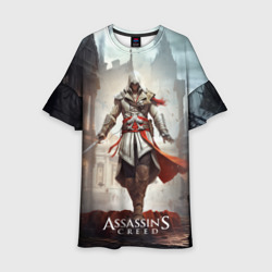 Assassin's creed старый  город – Детское платье 3D с принтом купить