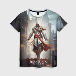 Assassin's creed старый  город – Женская футболка 3D с принтом купить со скидкой в -26%