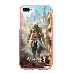 Чехол для iPhone 7Plus/8 Plus матовый Assassin's creed  старый город