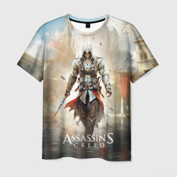 Assassin's creed poster game – Мужская футболка 3D с принтом купить со скидкой в -26%