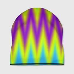 Шапка 3D Неоновые зигзаги