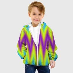 Детская куртка 3D Неоновые зигзаги - фото 2
