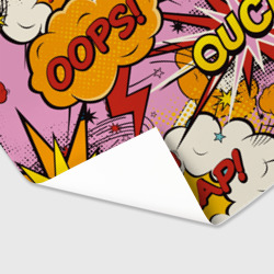 Бумага для упаковки 3D Oops-boom: комикс бум - фото 2