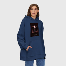 Худи SuperOversize хлопок Госпожа Кагуя Синомия в любви как на войне - фото 2