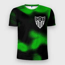 Мужская футболка 3D Slim Sevilla sport halftone