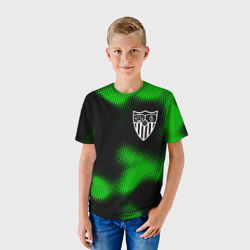 Детская футболка 3D Sevilla sport halftone - фото 2