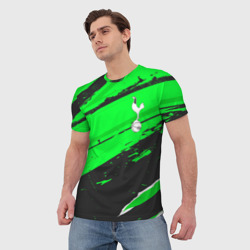 Мужская футболка 3D Tottenham sport green - фото 2