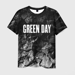 Мужская футболка 3D Green Day black graphite