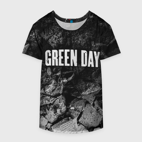 Накидка на куртку 3D Green Day black graphite, цвет 3D печать - фото 4