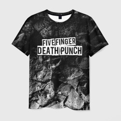 Мужская футболка 3D Five Finger Death Punch black graphite