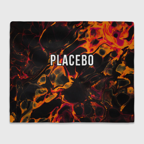 Плед 3D Placebo red lava, цвет 3D (велсофт)