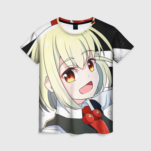 Женская футболка 3D Touhou Project Rumia happy, цвет 3D печать