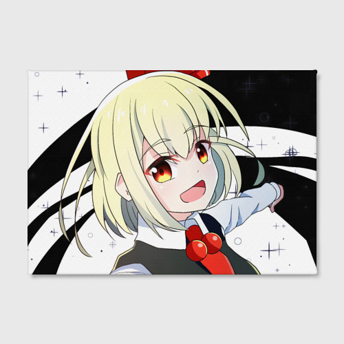 Холст прямоугольный Touhou Project Rumia happy, цвет 3D печать - фото 2