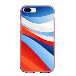 Геометрические волнистые абстрактные волны – Чехол для iPhone 7Plus/8 Plus матовый с принтом купить