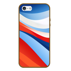 Геометрические волнистые абстрактные волны – Чехол для iPhone 5/5S матовый с принтом купить