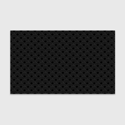 Бумага для упаковки 3D Японский черный орнамент