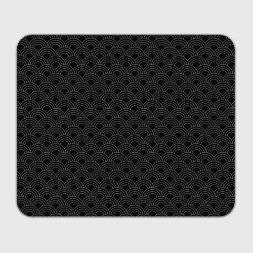 Прямоугольный коврик для мышки Японский черный орнамент