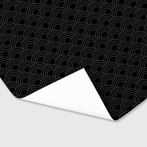 Бумага для упаковки 3D Японский черный орнамент - фото 3