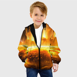 Детская куртка 3D Солнечная плазма вспышки - фото 2