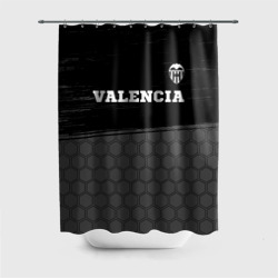 Штора 3D для ванной Valencia sport на темном фоне посередине