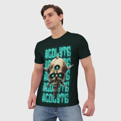 Мужская футболка 3D Acolyte - Last Epoch skull - фото 2