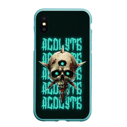 Чехол для iPhone XS Max матовый Acolyte - Last Epoch skull