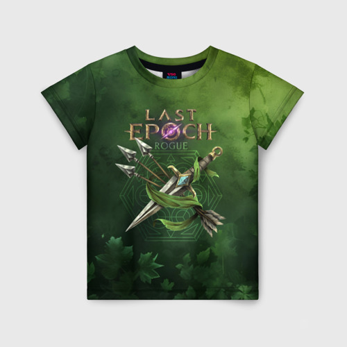 Детская футболка 3D с принтом Rogue - Last Epoch, вид спереди #2