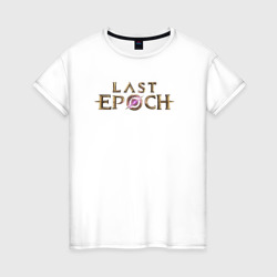 Женская футболка хлопок Logo Last Epoch