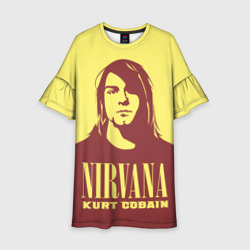 Детское платье 3D Kurt Cobain Nirvana