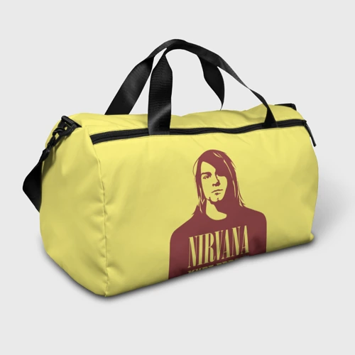 Сумка спортивная 3D Kurt Cobain Nirvana