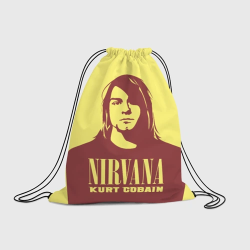 Рюкзак-мешок 3D Kurt Cobain Nirvana