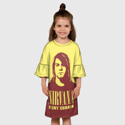 Детское платье 3D Kurt Cobain Nirvana - фото 2