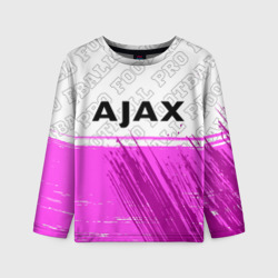 Детский лонгслив 3D Ajax pro football посередине