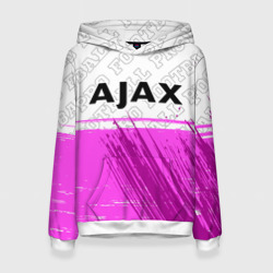 Женская толстовка 3D Ajax pro football посередине