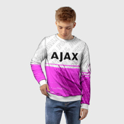 Детский свитшот 3D Ajax pro football посередине - фото 2