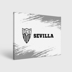 Холст прямоугольный Sevilla sport на светлом фоне по-горизонтали