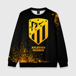 Детский свитшот 3D Atletico Madrid - gold gradient